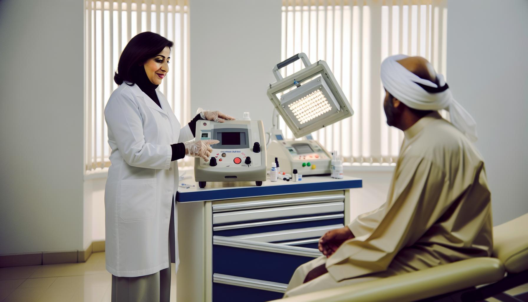 Správná aplikace a dávkování během fototerapeutické léčby