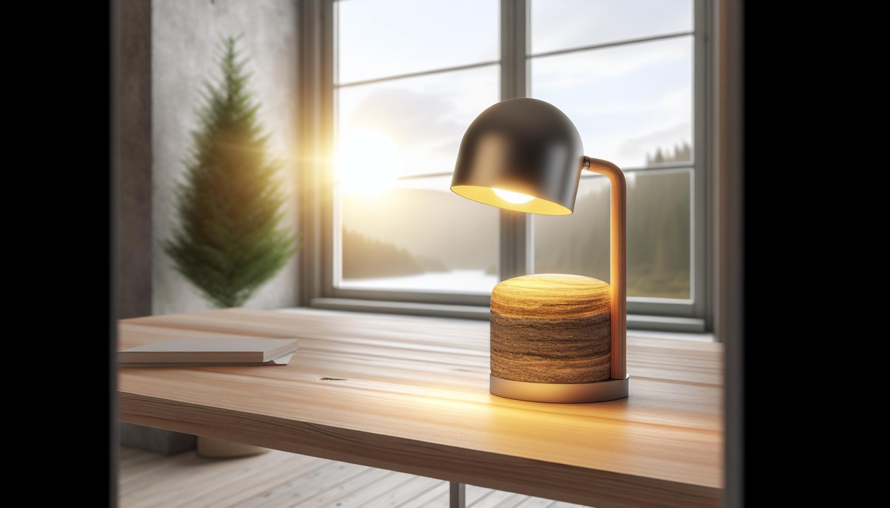 Design a estetika lampy Horské Slunce