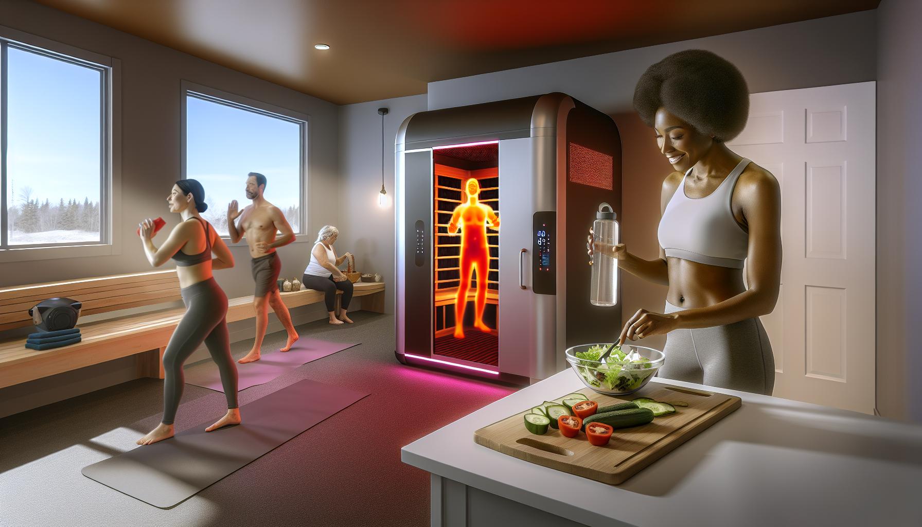 Infračervené Záření Hubnutí: Spalování Tuků Světelnou Energií 6 Kombinace infračerveného záření s dietou a cvičením pro maximální efekt