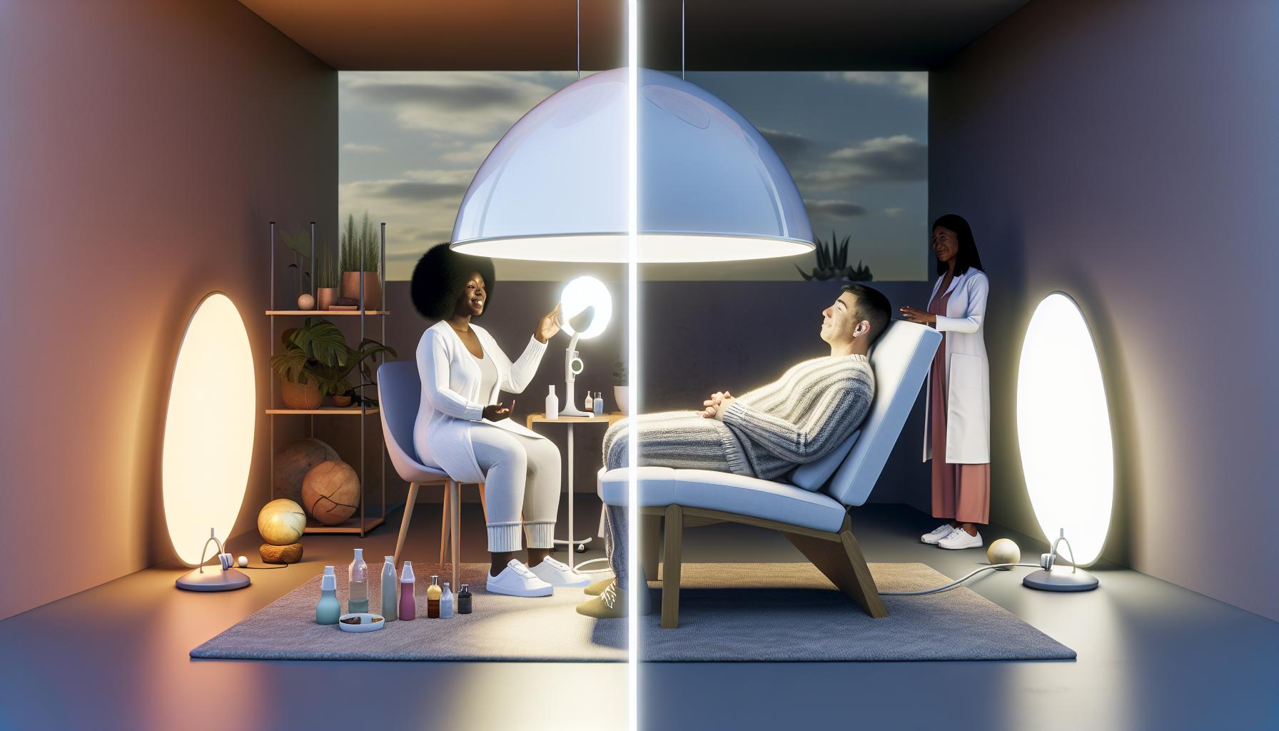 srovnání Plejádské⁣ terapie s jinými světelnými metodami