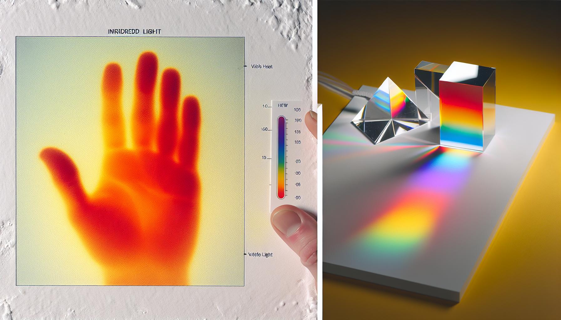 Rozdíly Mezi Infračerveným a Viditelným Světlem