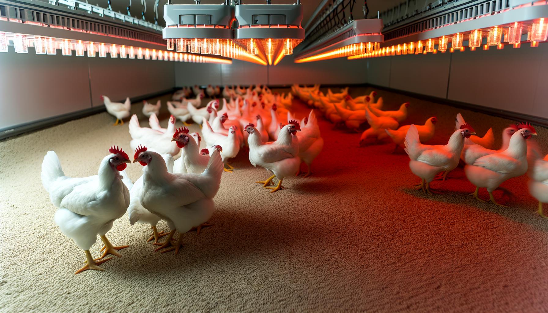 Vliv Infračerveného ⁢Světla na Pohodu a Chování Drůbeže