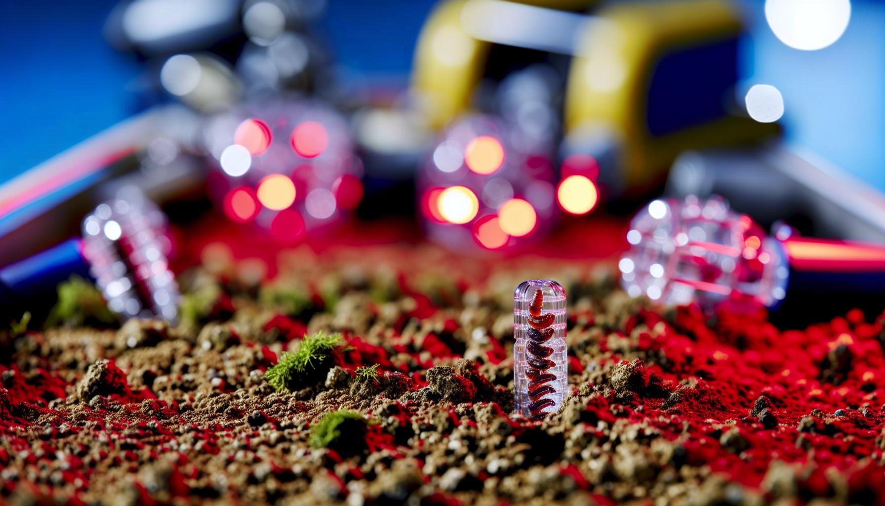 Význam červeného světla pro žížaly v rybářství