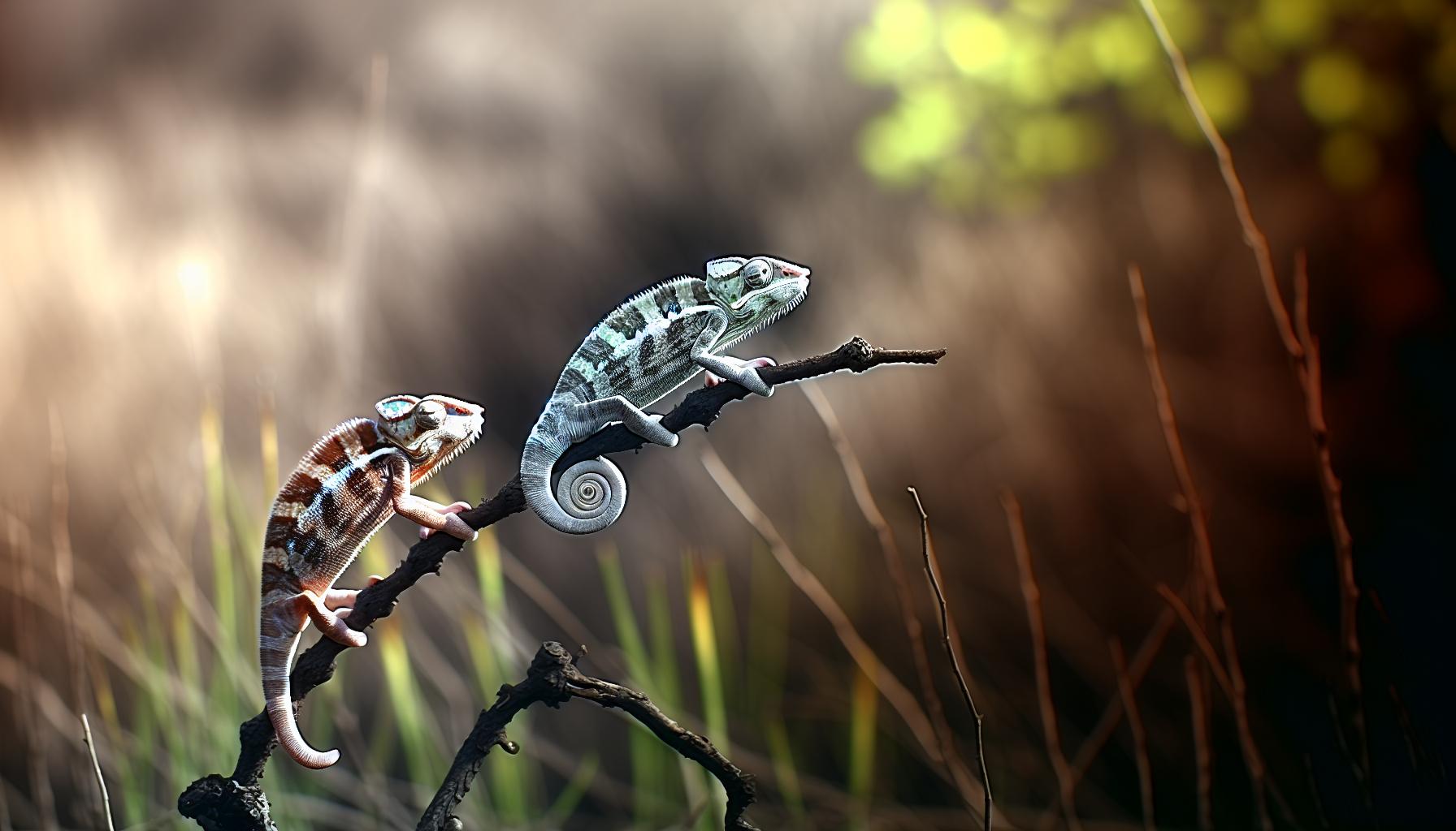 Specifika chameleonů: Termoregulační chování a adaptace