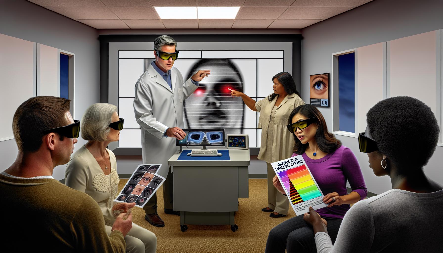 Vliv infračerveného záření na oči a zrak